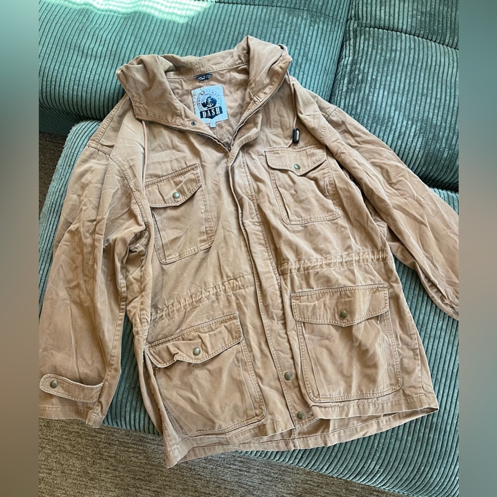 Tan Long Jacket - Dash Life Adventure